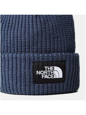 Czapka bawełniana The North Face niebieska
