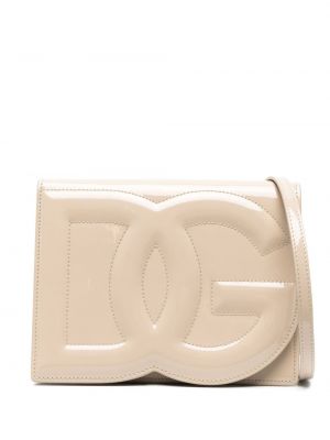 Kožená taška přes rameno Dolce & Gabbana