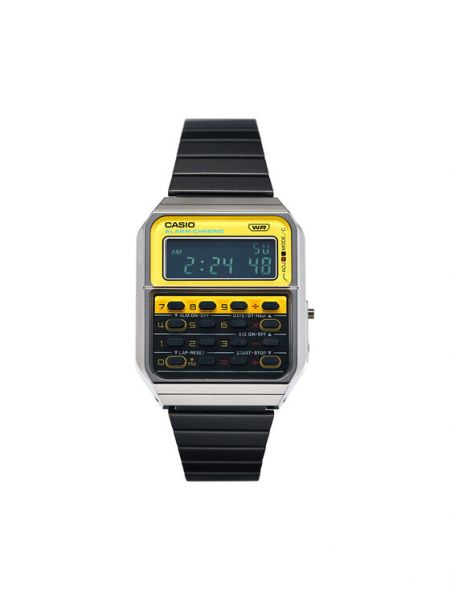Retro digitální hodinky Casio černé
