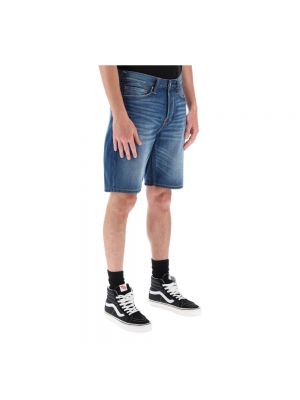 Pantalones cortos vaqueros Evisu azul