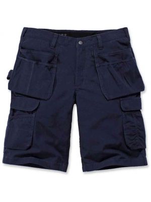Стальные шорты с множеством карманов Carhartt, темно-синий