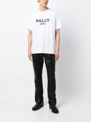 Bavlněné tričko s potiskem Bally