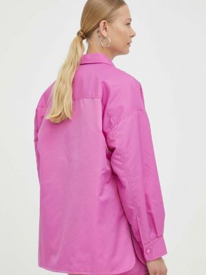 Oversized rövid kabát Lovechild rózsaszín