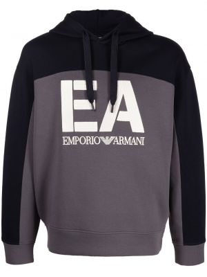 Hoodie Emporio Armani svart