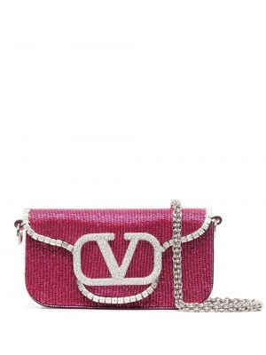 Чанта тип „портмоне“ Valentino Garavani розово