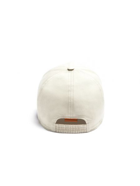 Gorra de algodón elegante Ermenegildo Zegna beige