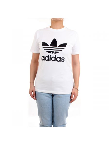Tričko s krátkými rukávy Adidas bílé