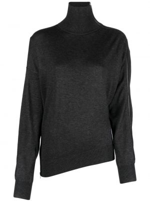 Vlněný svetr Isabel Marant šedý