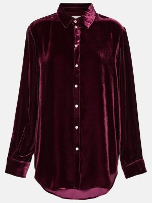 Pijamale de catifea Asceno violet