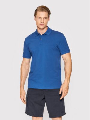 Polo marškinėliai Boss mėlyna