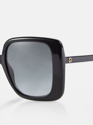 Oversized napszemüveg Gucci fekete