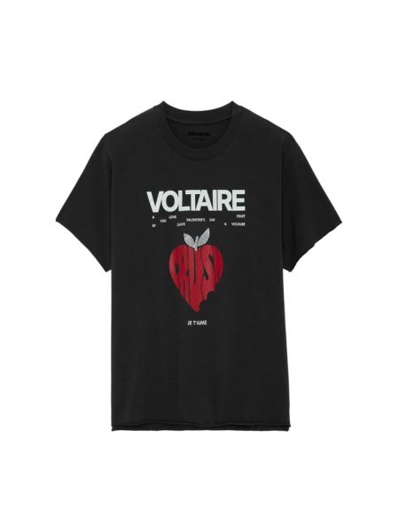 Koszulka bawełniana Zadig & Voltaire czarna
