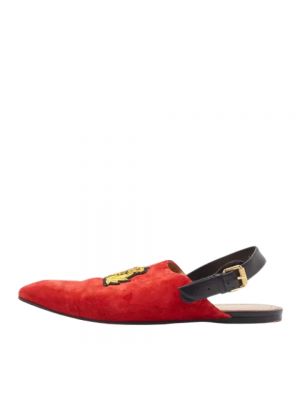 Sandały skórzane Christian Louboutin Pre-owned czerwone