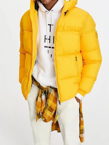 Демисезонная куртка Tommy Hilfiger желтая