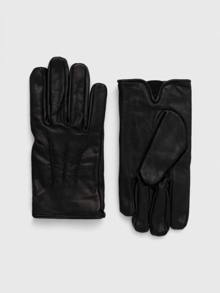 Kožené rukavice Lindbergh černé