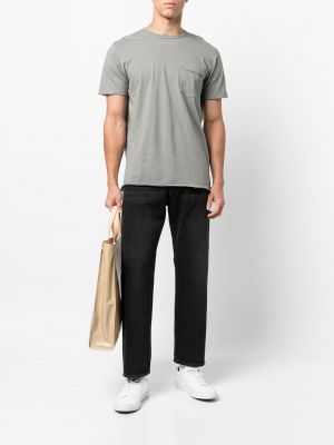 Medvilninis marškinėliai Rag & Bone pilka