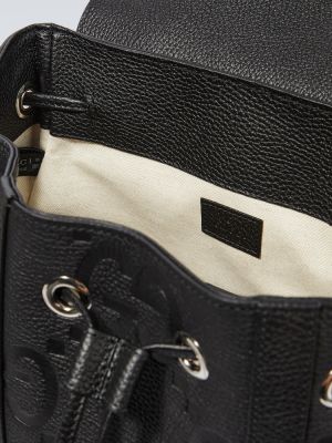 Leder rucksack Gucci schwarz