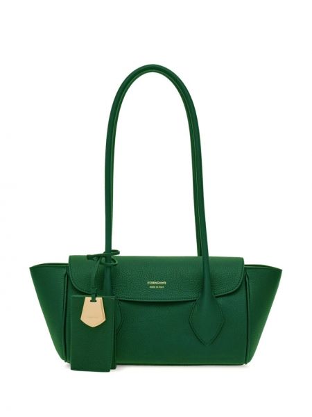 Nákupná taška Ferragamo zelená