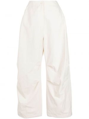 Pantaloni cu croială lejeră Amomento alb