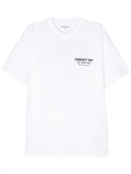 Βαμβακερή μπλούζα με σχέδιο Carhartt Wip