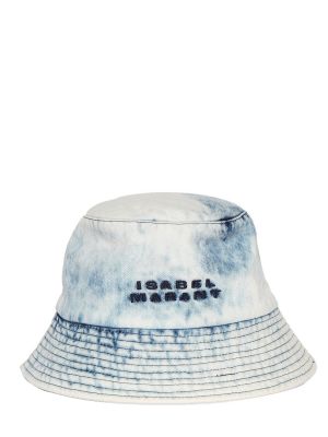 Hut aus baumwoll Isabel Marant himmelblau