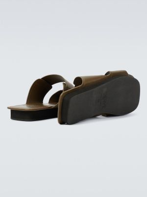 Kožené sandále bez podpätku Loewe