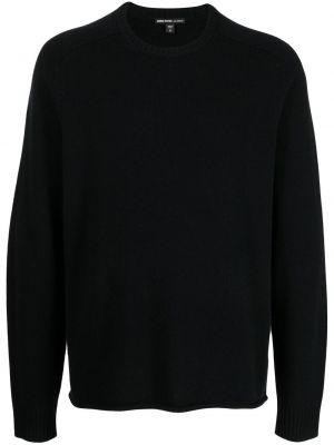 Maglione con scollo tondo James Perse nero