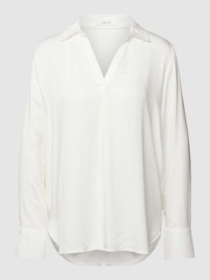 Bluzka w jednolitym kolorze Opus biała