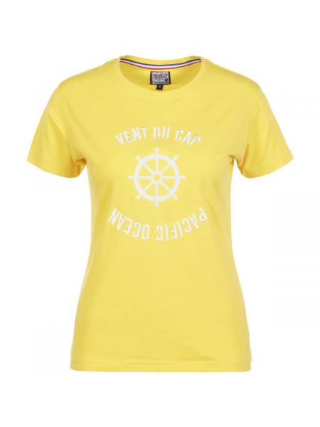 Koszulka z krótkim rękawem Vent Du Cap żółta
