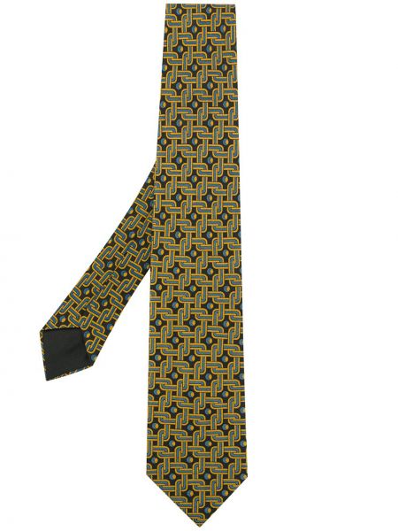 Corbata Hermès marrón