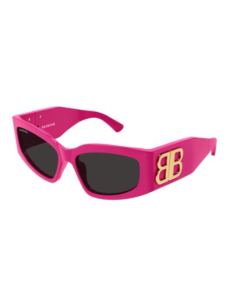 Okulary przeciwsłoneczne Balenciaga różowe