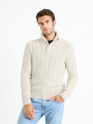 Pletený sveter so stojačikom Celio
