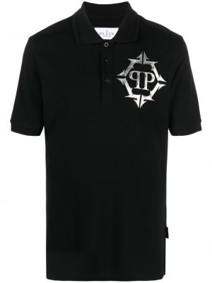 Polo krekls ar apdruku Philipp Plein melns