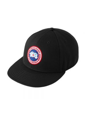 Czarna czapka z daszkiem Canada Goose