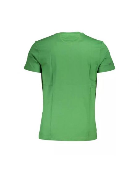 Camiseta con bordado de algodón La Martina verde
