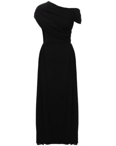 Платье из вискозы Khaite - Черный