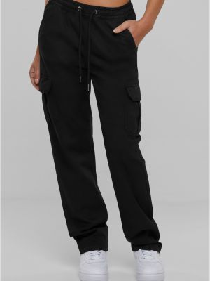 Cargo kalhoty s vysokým pasem Uc Ladies černé