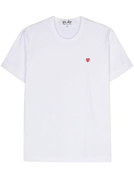 T-shirt Comme Des Garçons Play hvid