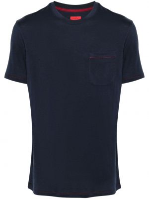 Jersey t-shirt Isaia blau