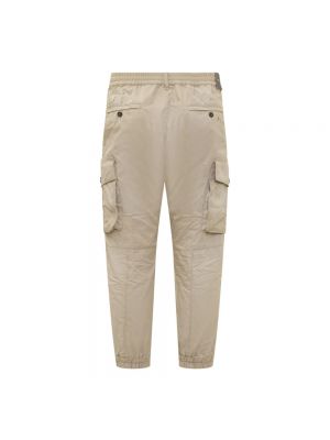 Pantalones cargo de algodón Dsquared2 beige