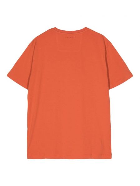 T-shirt avec applique Hackett orange