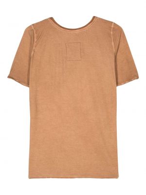 T-shirt en coton Uma Wang marron