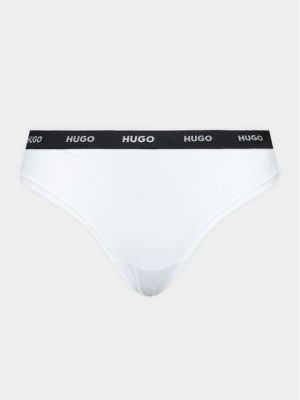 Pantaloni culotte Hugo bianco