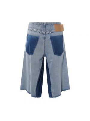 Szorty jeansowe Mm6 Maison Margiela niebieskie
