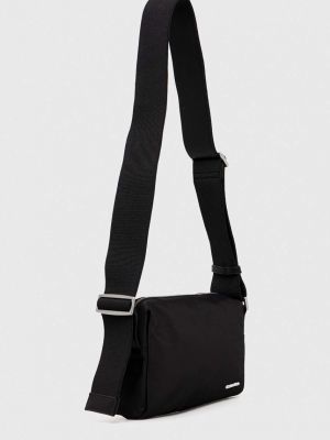 Nylonowa torba na ramię relaxed fit Calvin Klein czarna