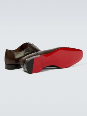 Pantofi oxford din piele Christian Louboutin negru