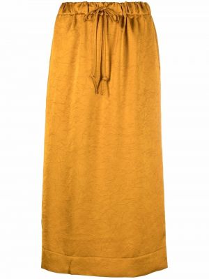 Сатиновая юбка Rodebjer, желтый