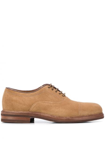Zapatos oxford con cordones Brunello Cucinelli marrón