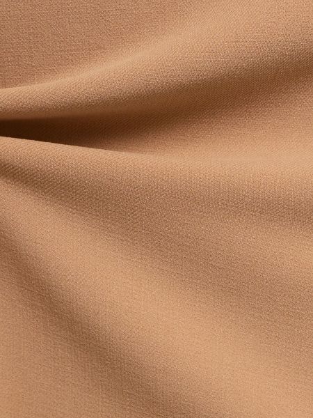Falda midi de lana Michael Kors Collection beige