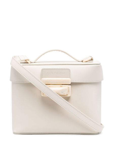 Τσάντα shopper Giaborghini λευκό